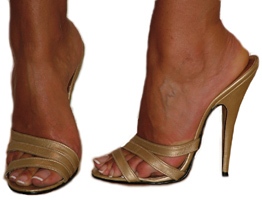 Leatherwork fetish shoes
