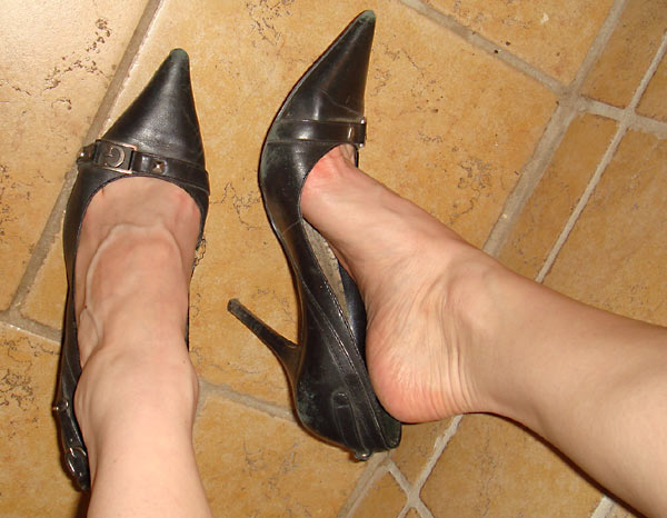 Mistress's worn shoes