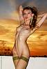 naked girl by arizona sunset