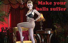 I want to make your balls suffer for me