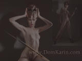 nude woman with Spear and Helmet